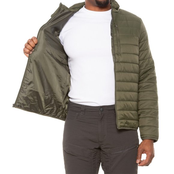 NEW Eddie Bauer Baywood Packable Puffer Jacket - Insulated Outer green 362sn - Picture 2 of 8